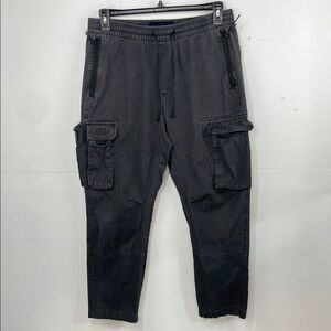 Abercrombie & Fitch Gray Cargo Pants with Tapered Fit size Medium Men’s